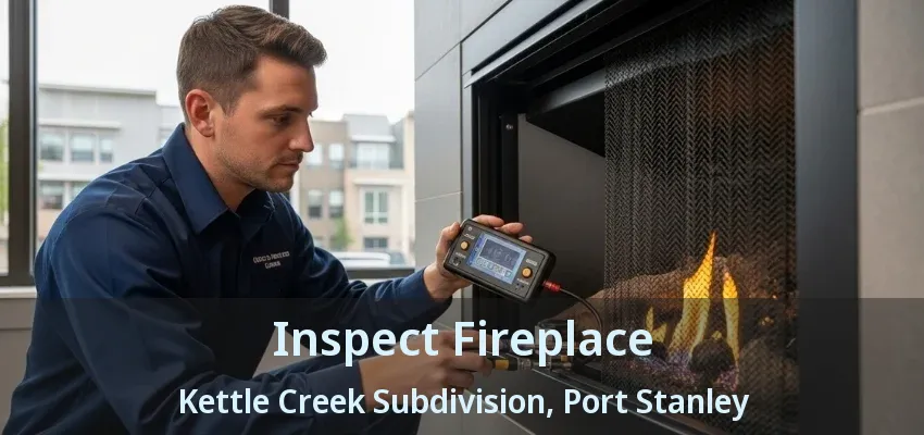 Inspect Fireplace Kettle Creek Subdivision, Port Stanley - ON Inspect Fireplace Kettle Creek Subdivision, Port Stanley - ON