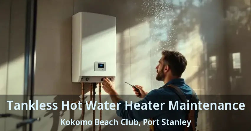 Tankless Hot Water Heater Maintenance Kokomo Beach Club, Port Stanley - ON Tankless Hot Water Heater Maintenance Kokomo Beach Club, Port Stanley - ON